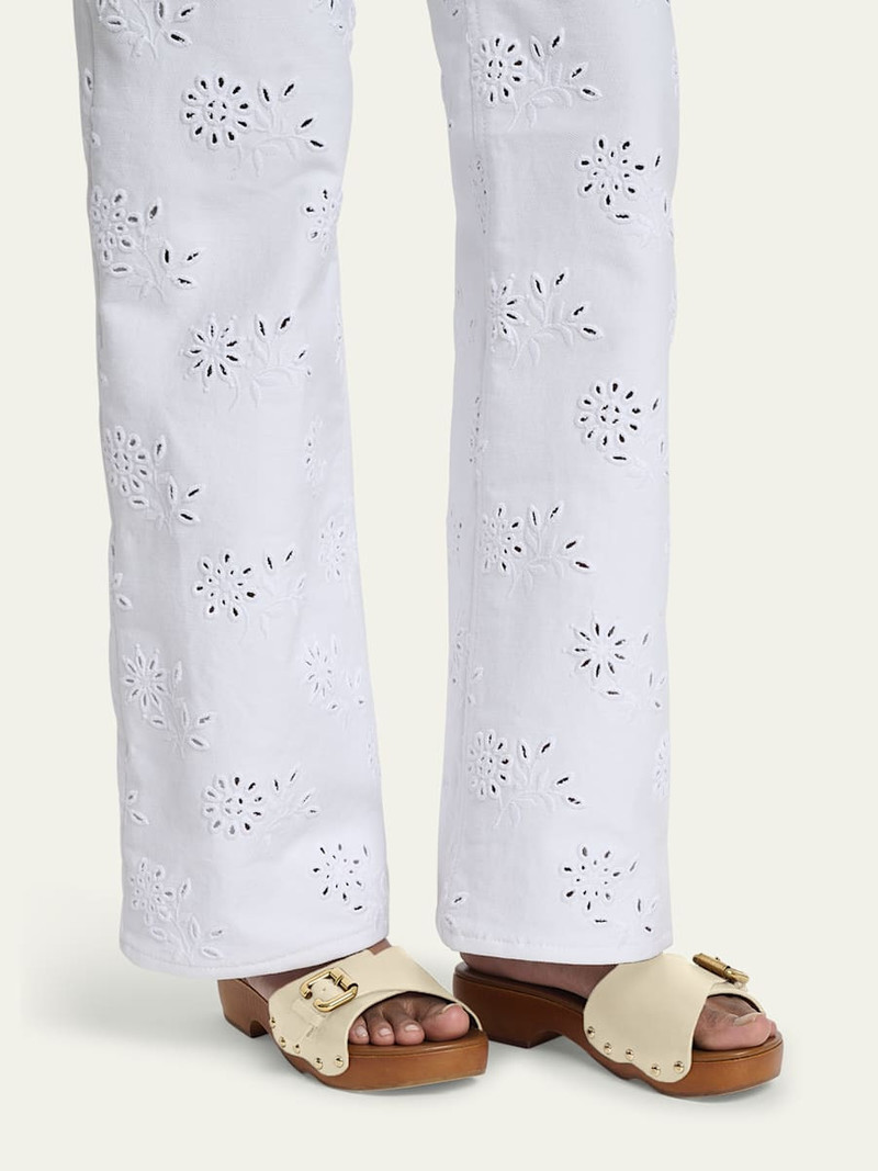 Chloé Jeannette Leather Buckle Clog Sandals outlook