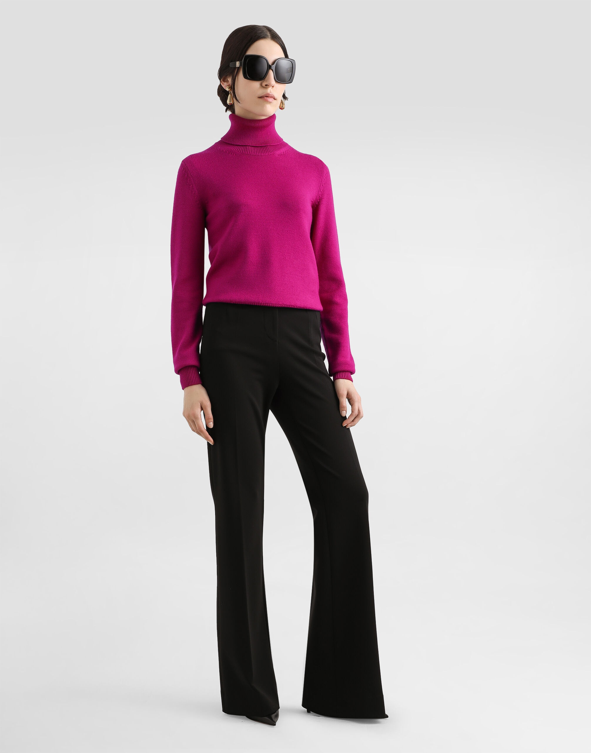 Wool turtle-neck sweater - 2