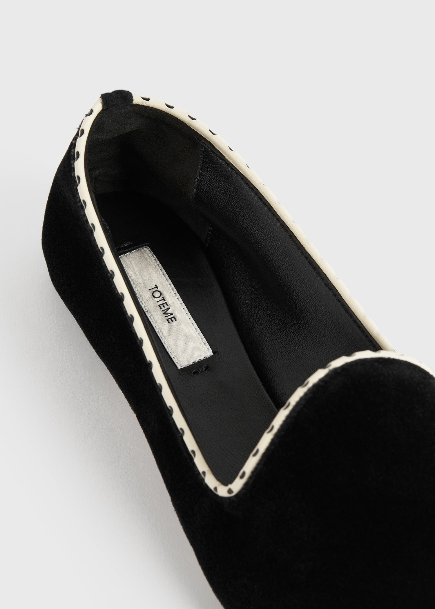 Velvet venetian slippers black - 4