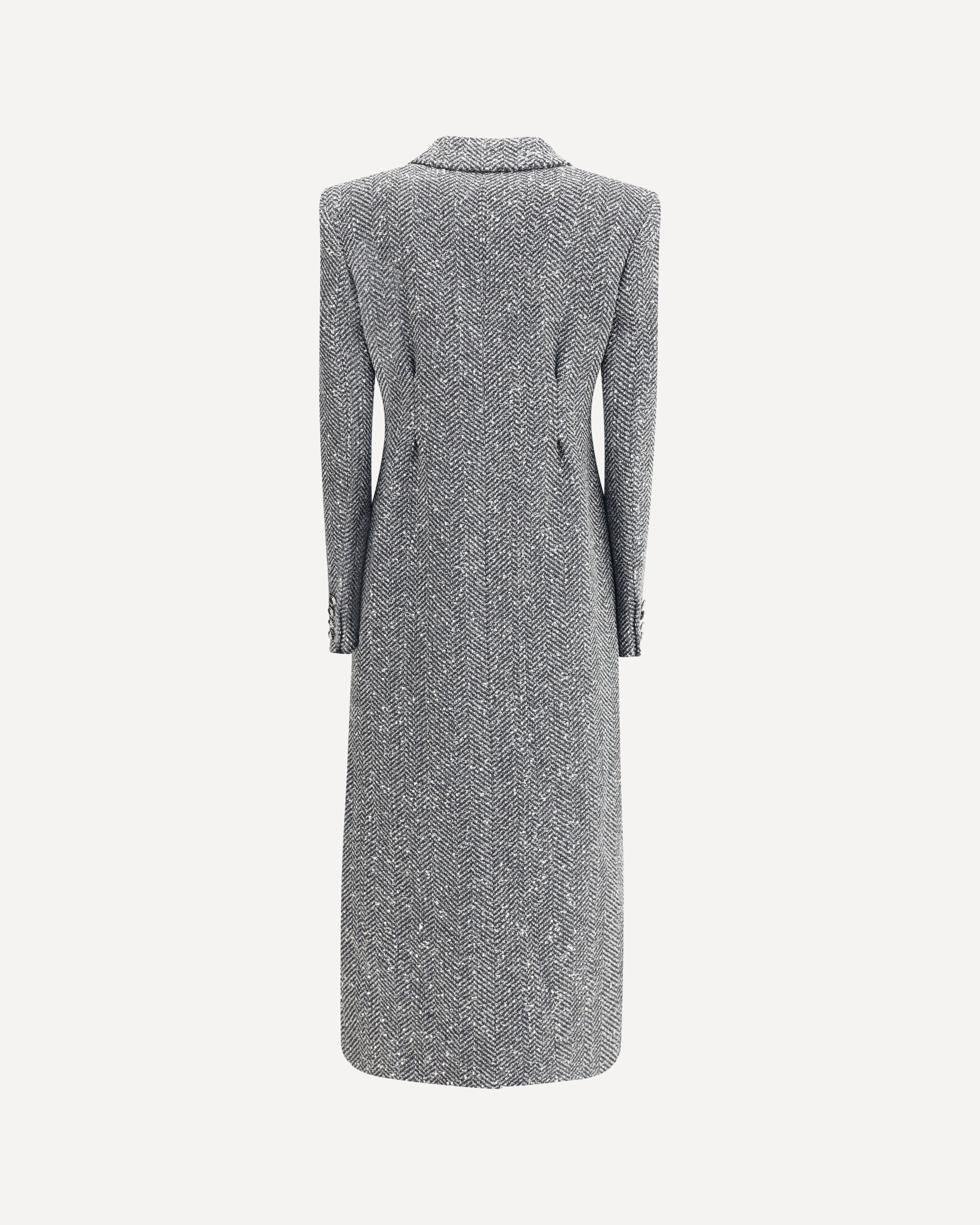 Tweed long Coat - 2