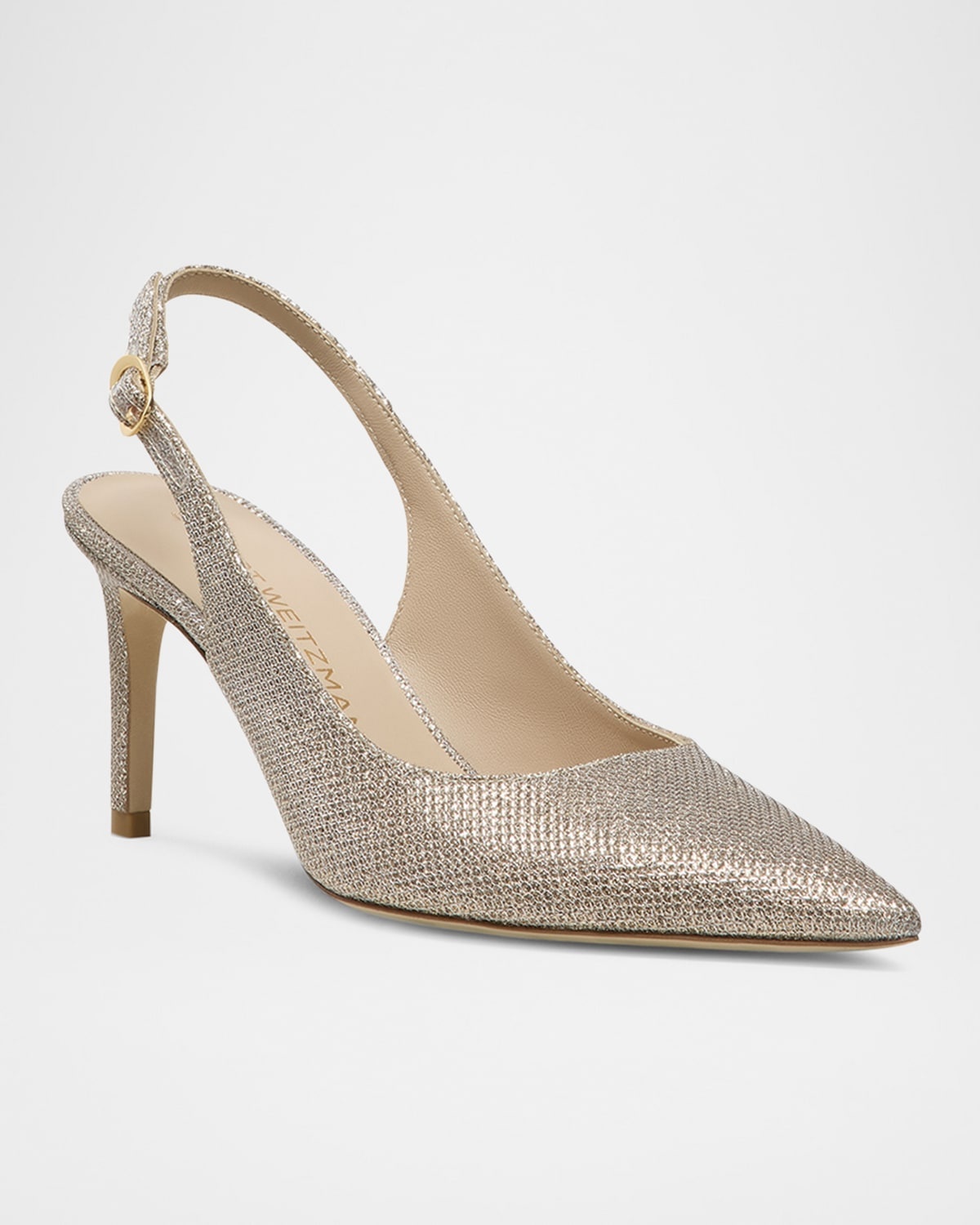 Stuart Power Metallic Stiletto Pumps - 2