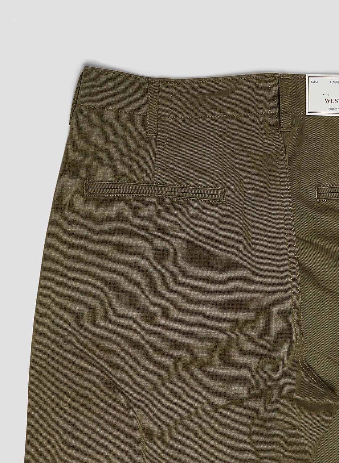 FOB Factory Narrow U.S Trousers Olive - 5