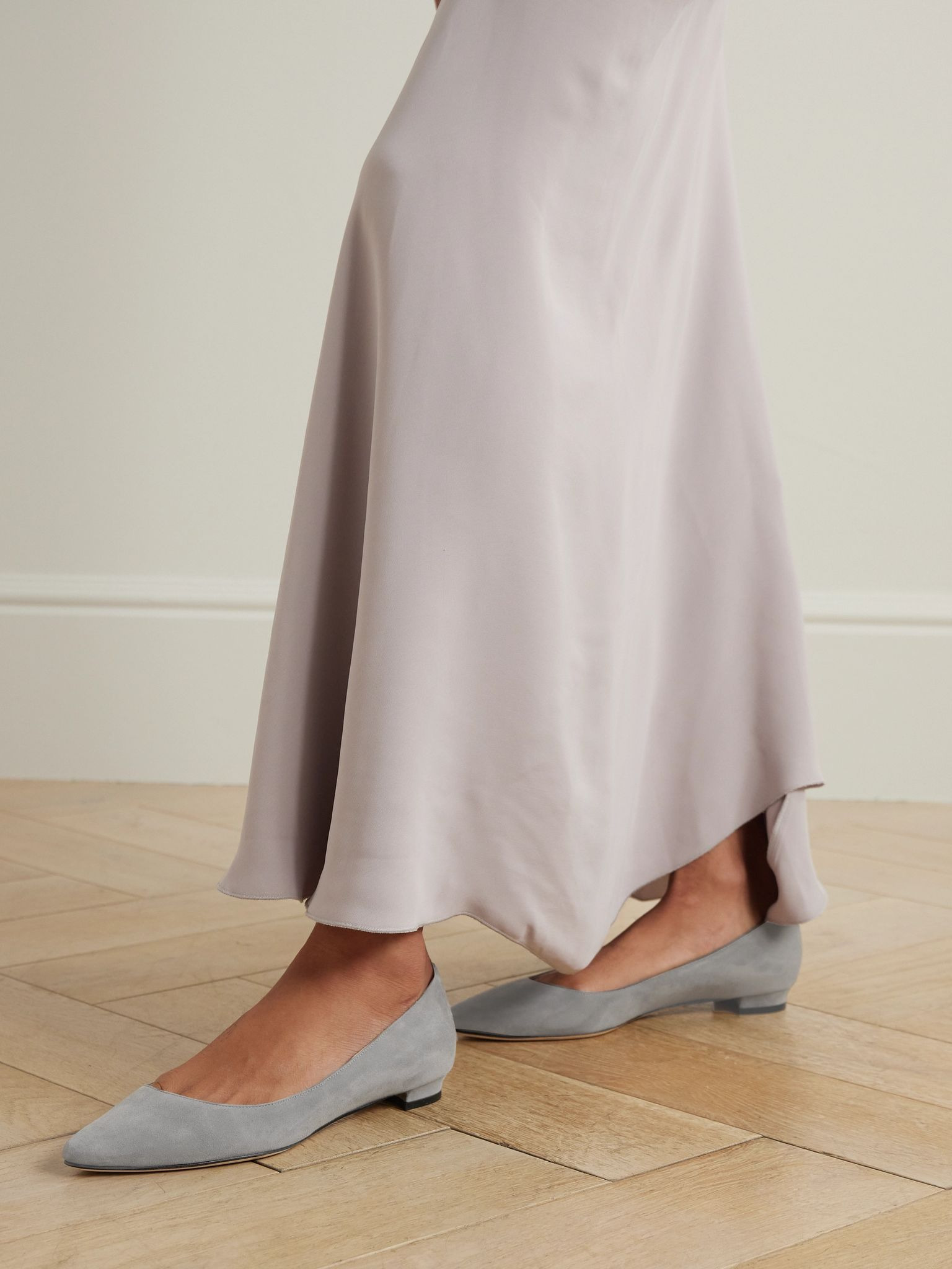 BB suede ballet flats Gray - 2