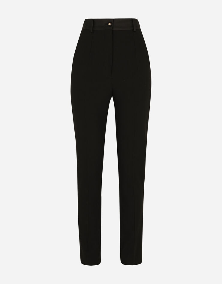 Woolen tuxedo pants - 1