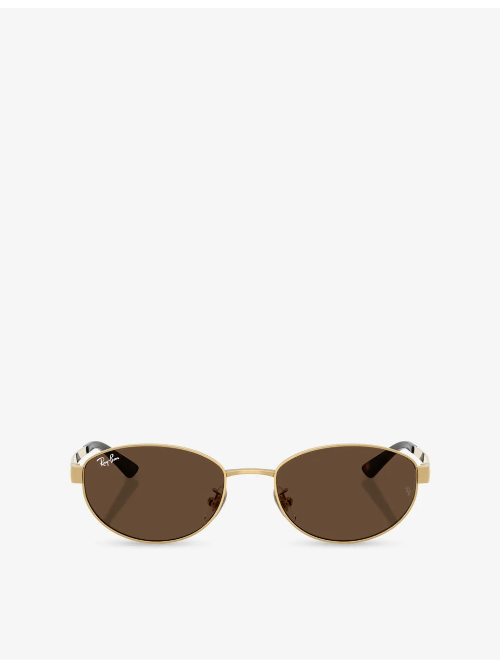 RB3774D Oval-Frame Metal Sunglasses - 1