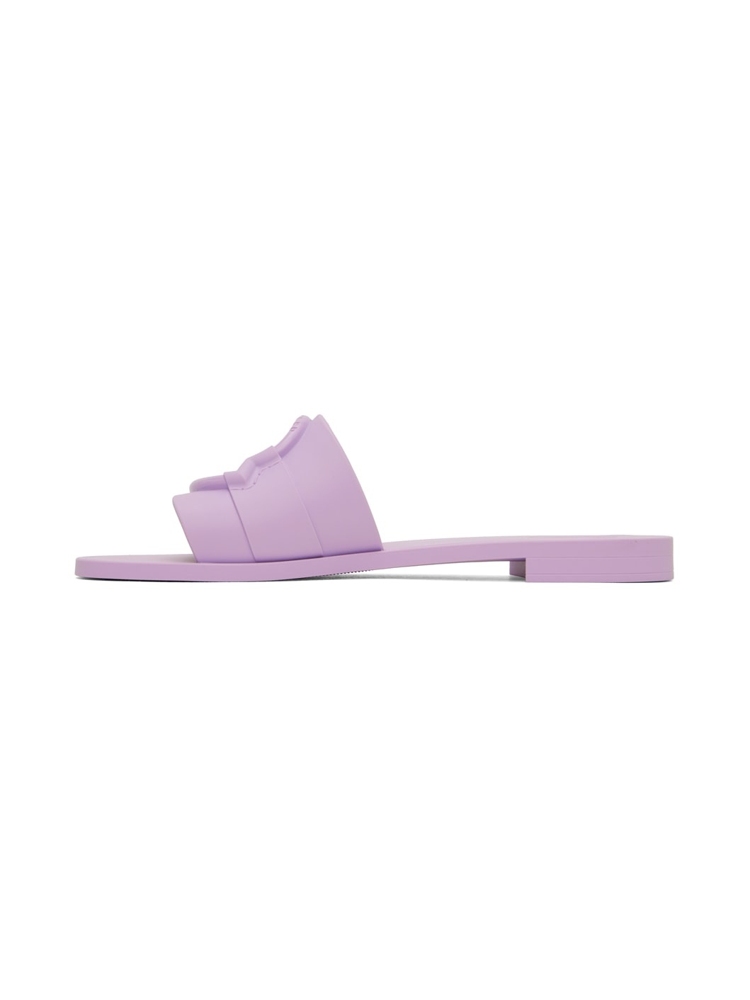 Purple Rubber Sandals - 3