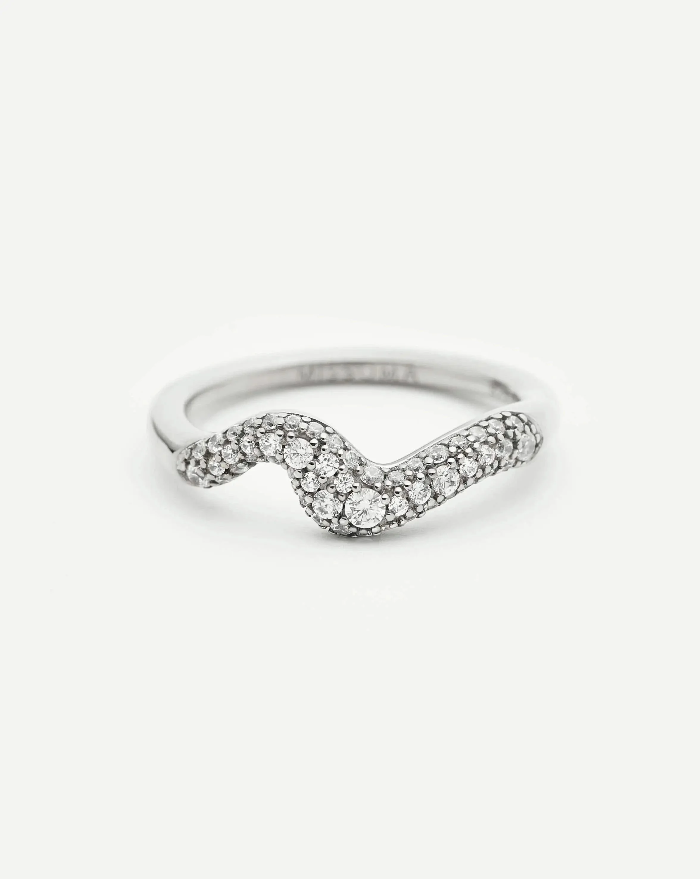 Molten Snow Stacking Ring - 1