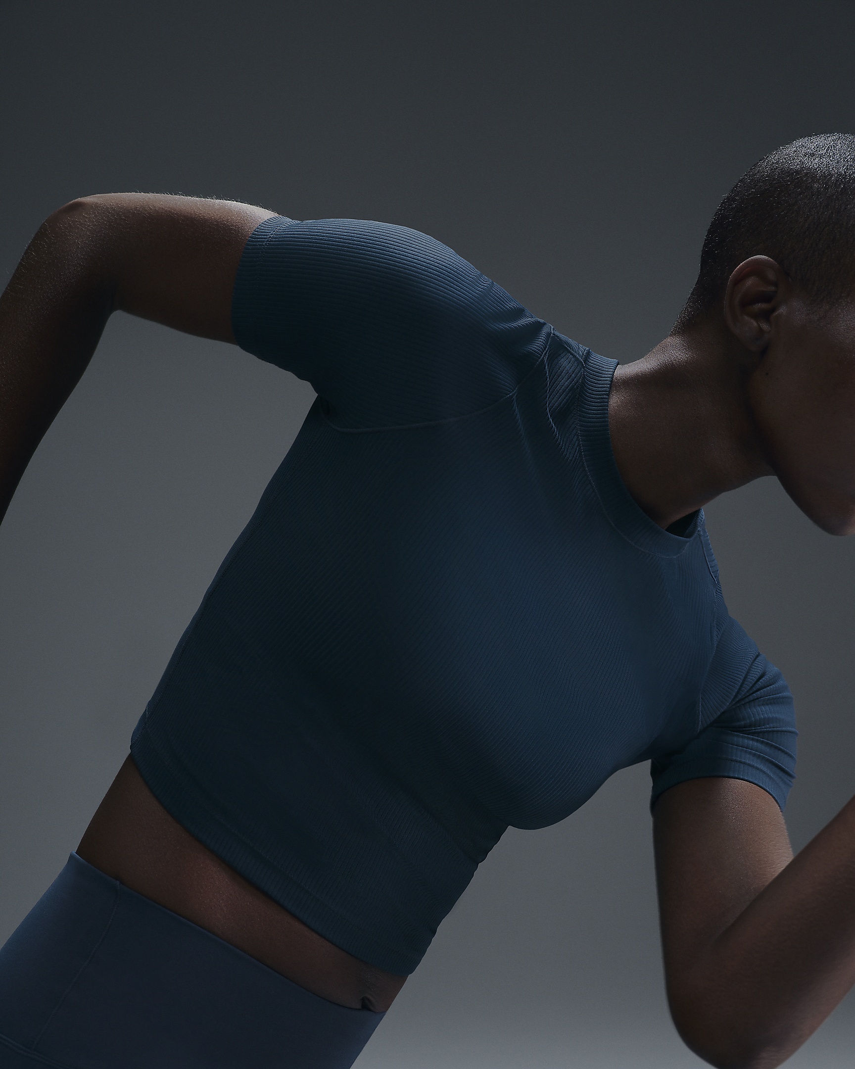 Nike Zenvy Rib Women's Dri-FIT Short-Sleeve Top - 3