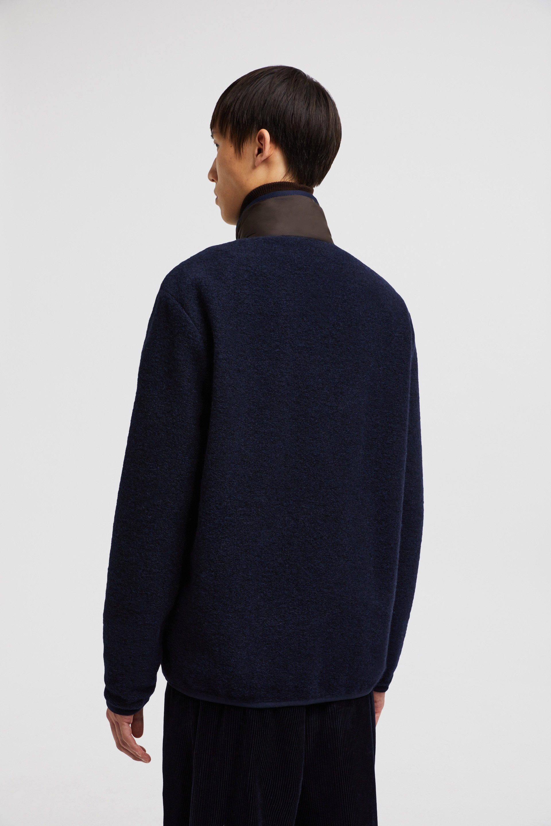 Wool Blend Zip-Up Sweatshirt - 5