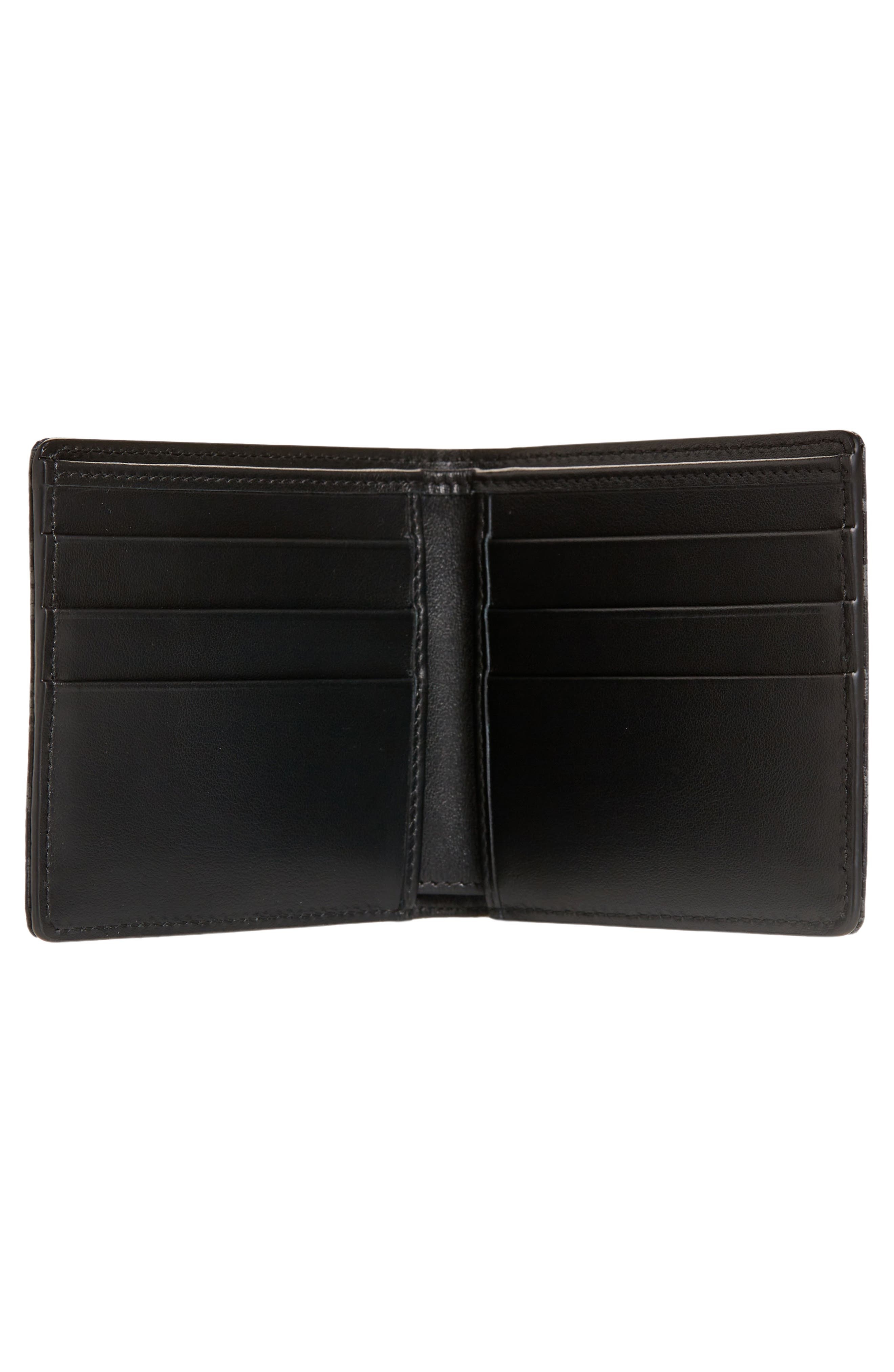 Dolce&Gabbana Allover Logo Billfold Wallet in Black/Grey at Nordstrom - 2
