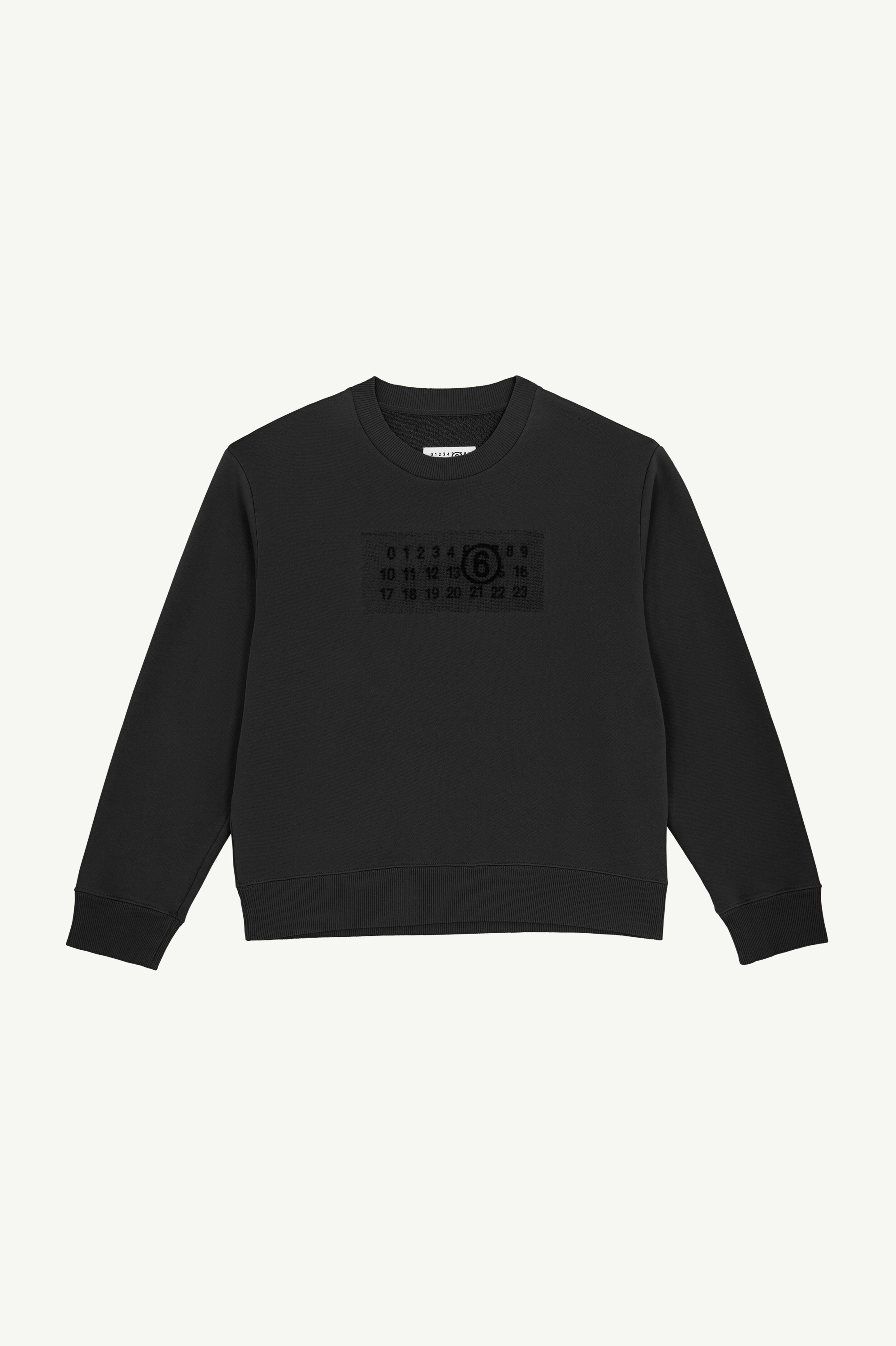 Rasterized Print Jersey Sweatshirt - 1