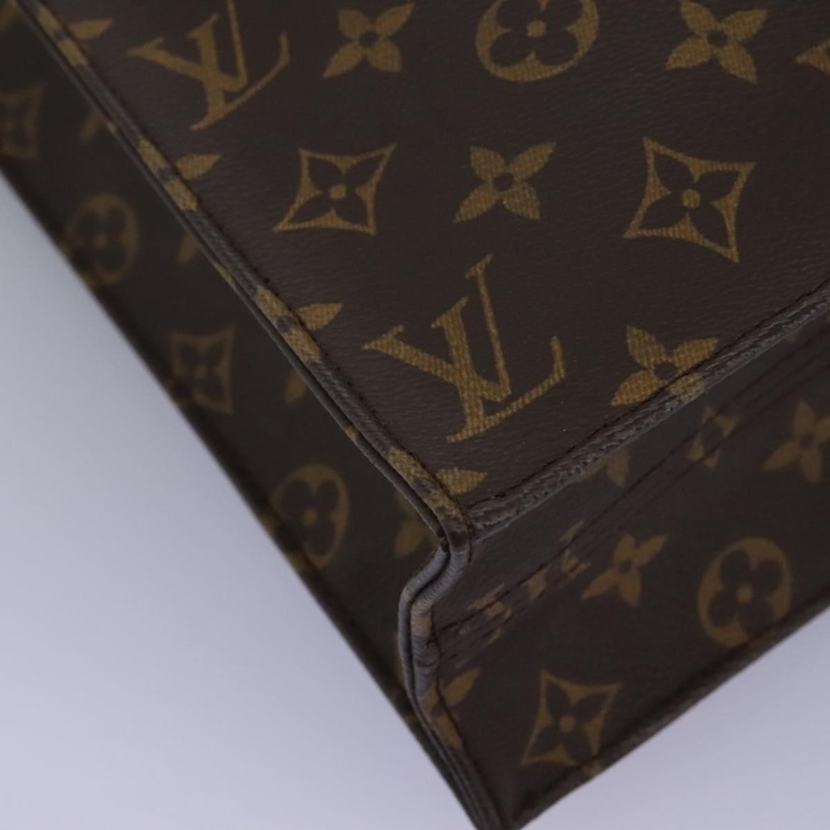 LOUIS VUITTON Monogram Sac Plat Hand Bag M51140 - 9