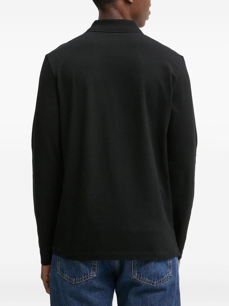 HUGO Derriko long-sleeve polo shirt outlook