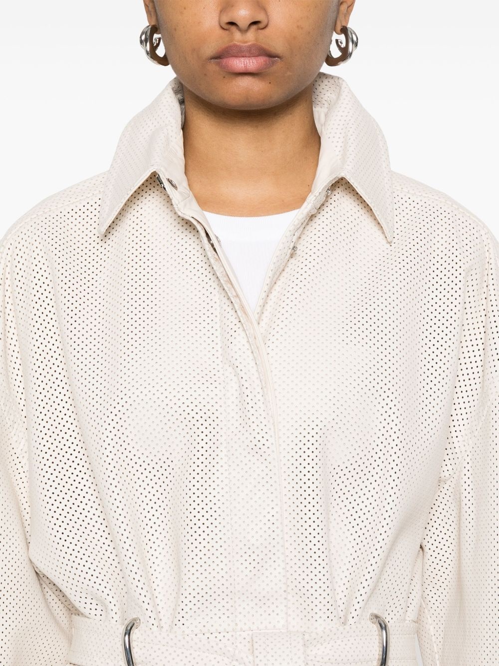 perforated coat - 5