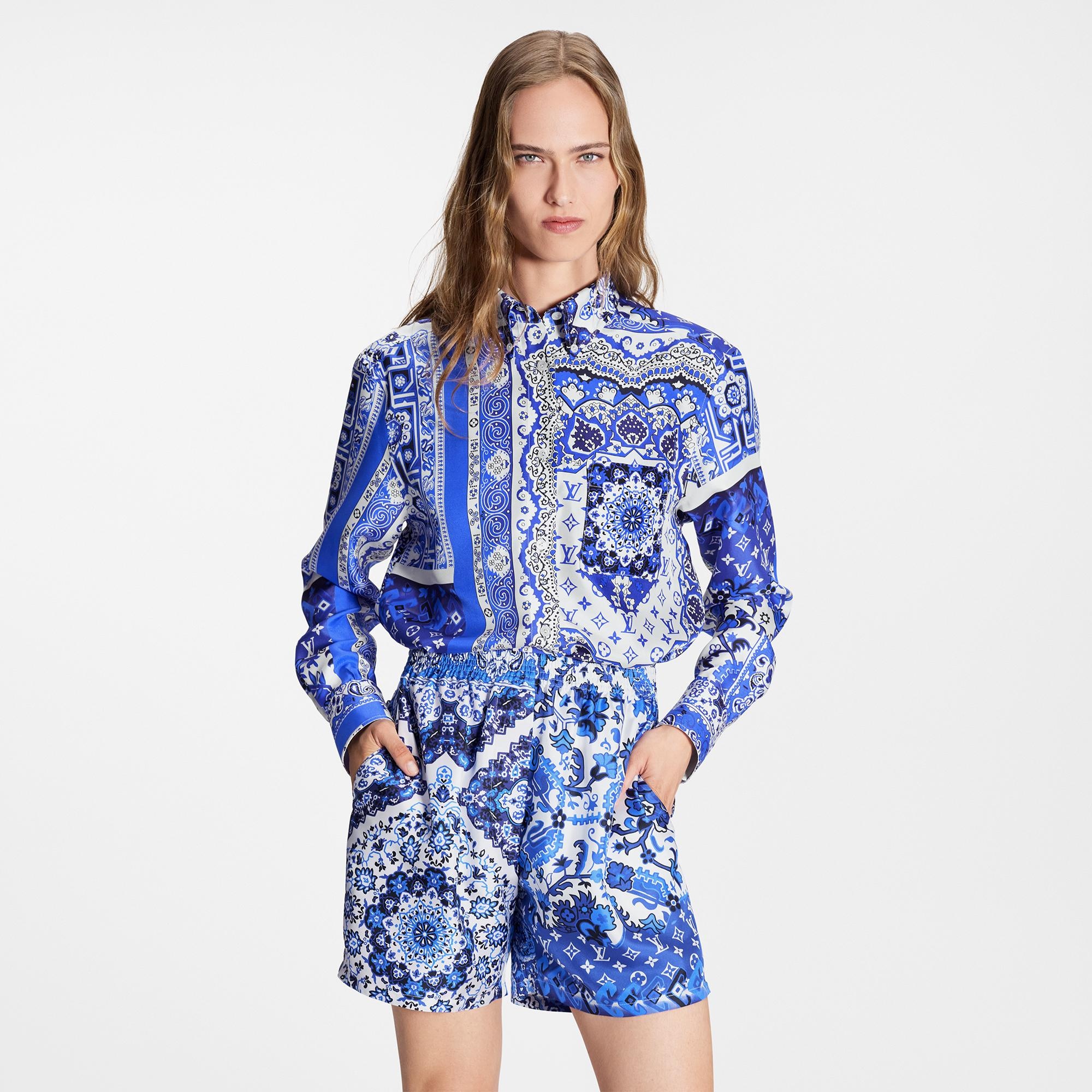 Bandana Print Pajama Shorts - 5