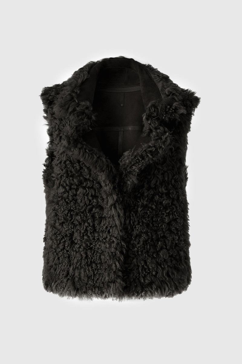 MACKAGE KASIA Reversible Shearling Leather Vest outlook