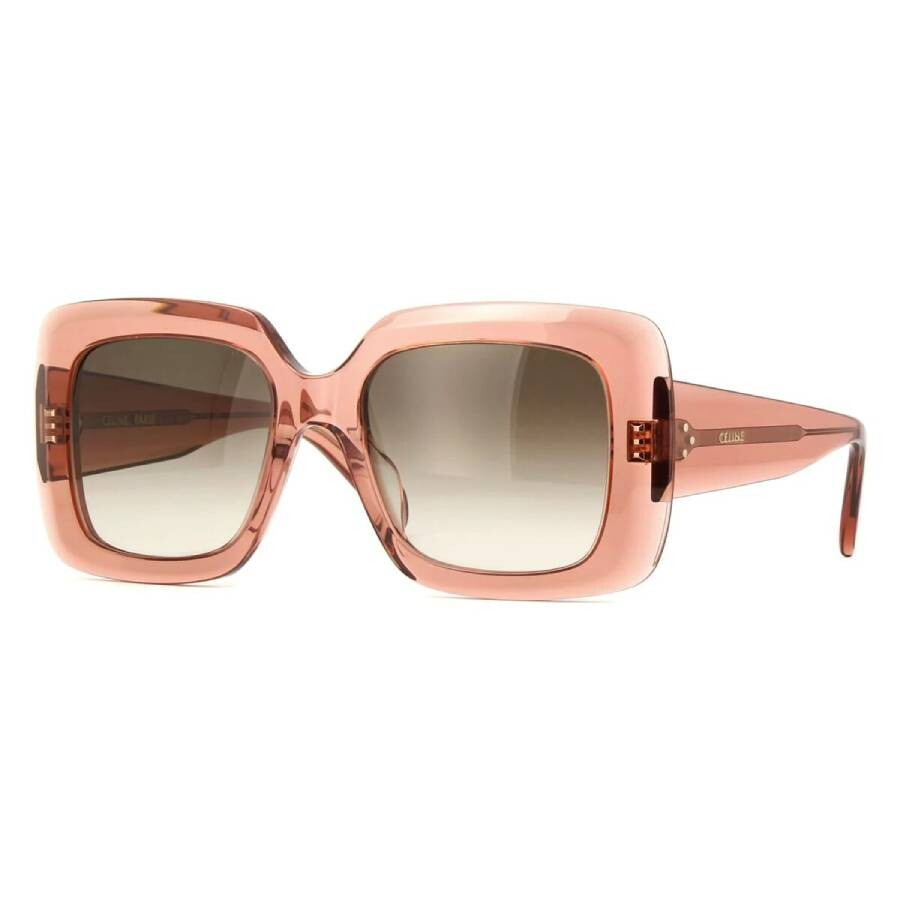 Celine Brown Gradient Square Ladies Sunglasses CL40263I 74F 54 - 2