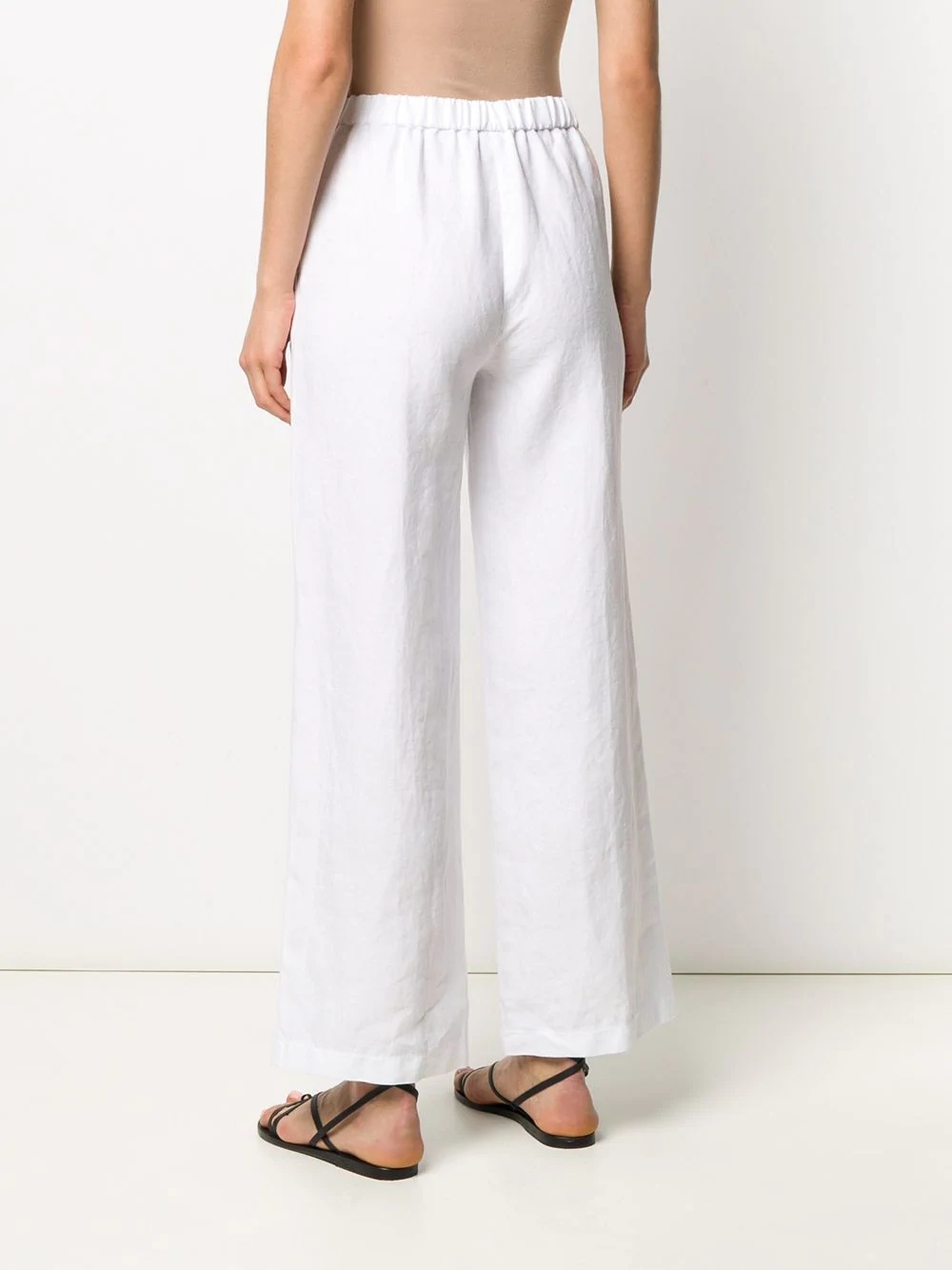 elasticated waist palazzo pants - 4