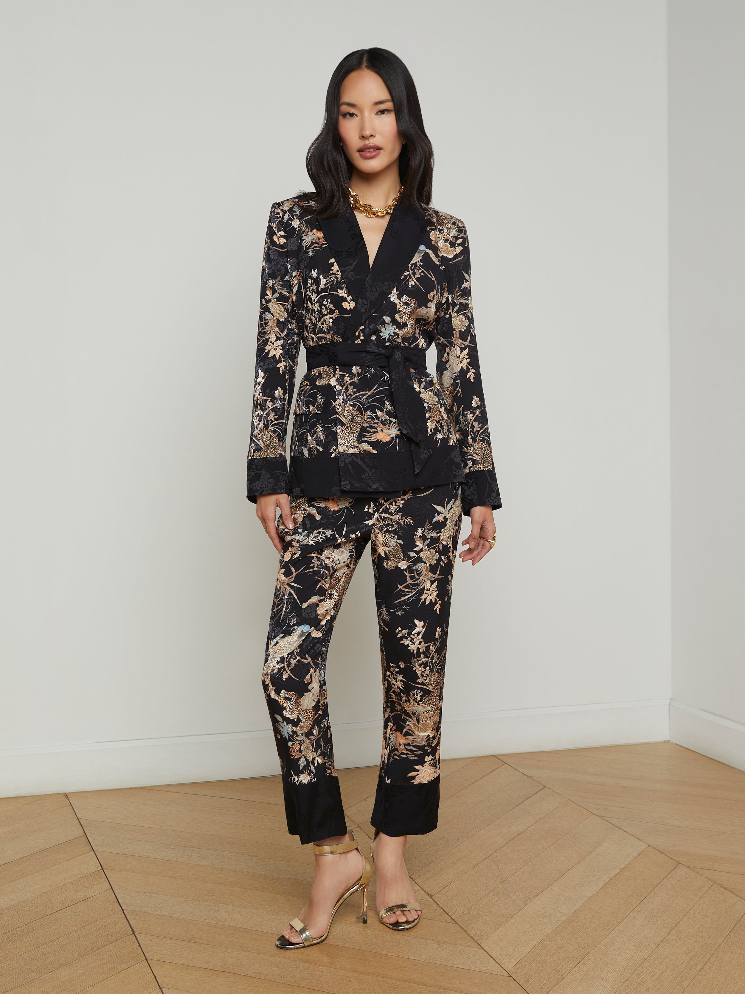 Jordana Satin Wrap Blazer - 6