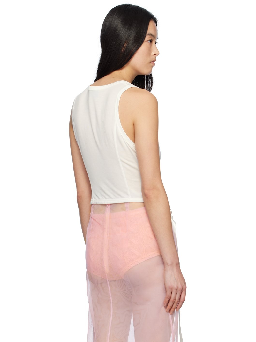 Off-White Bow Tail Easy Tank Top - 3