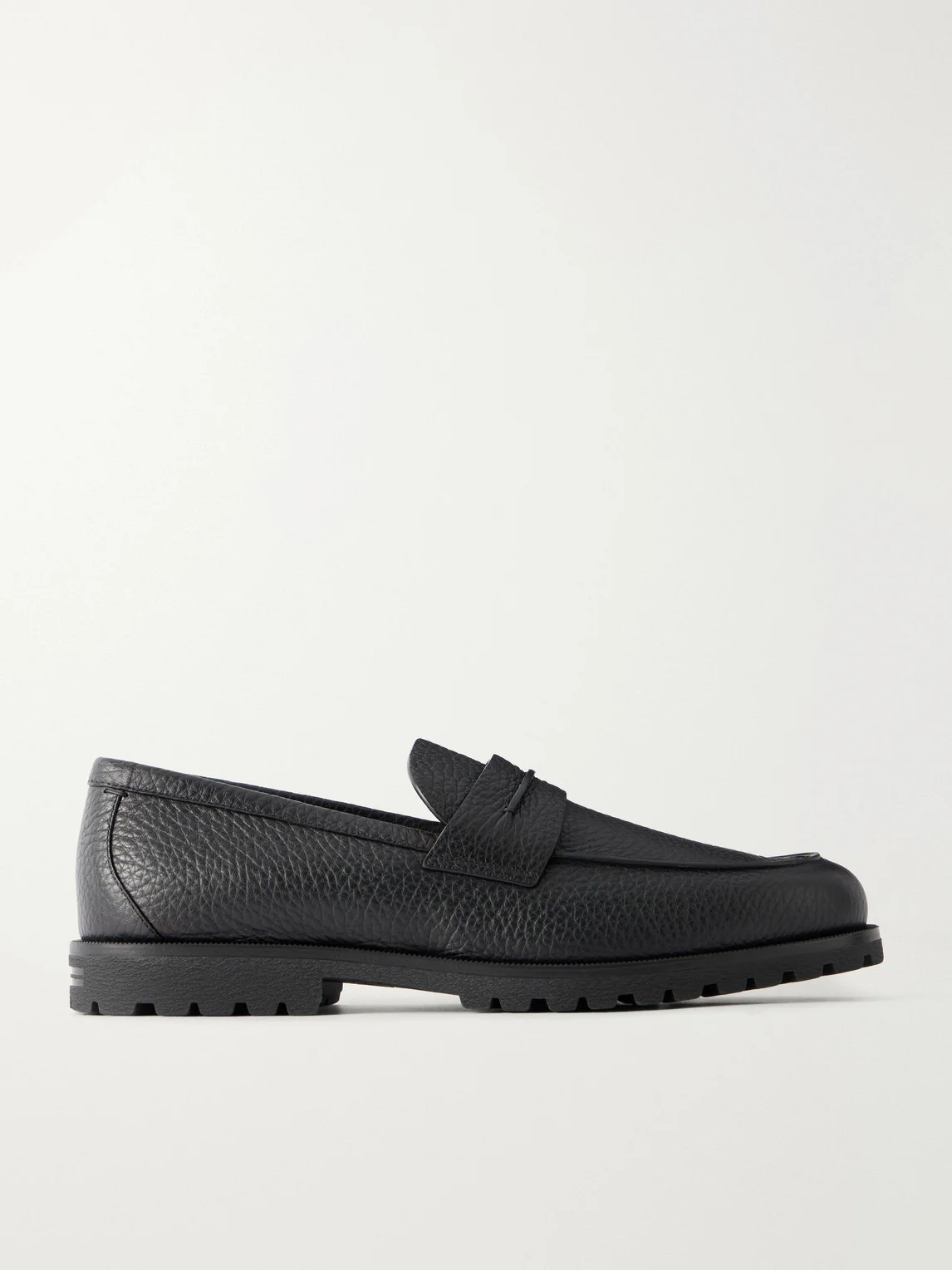 Full-Grain Leather Loafers - 1
