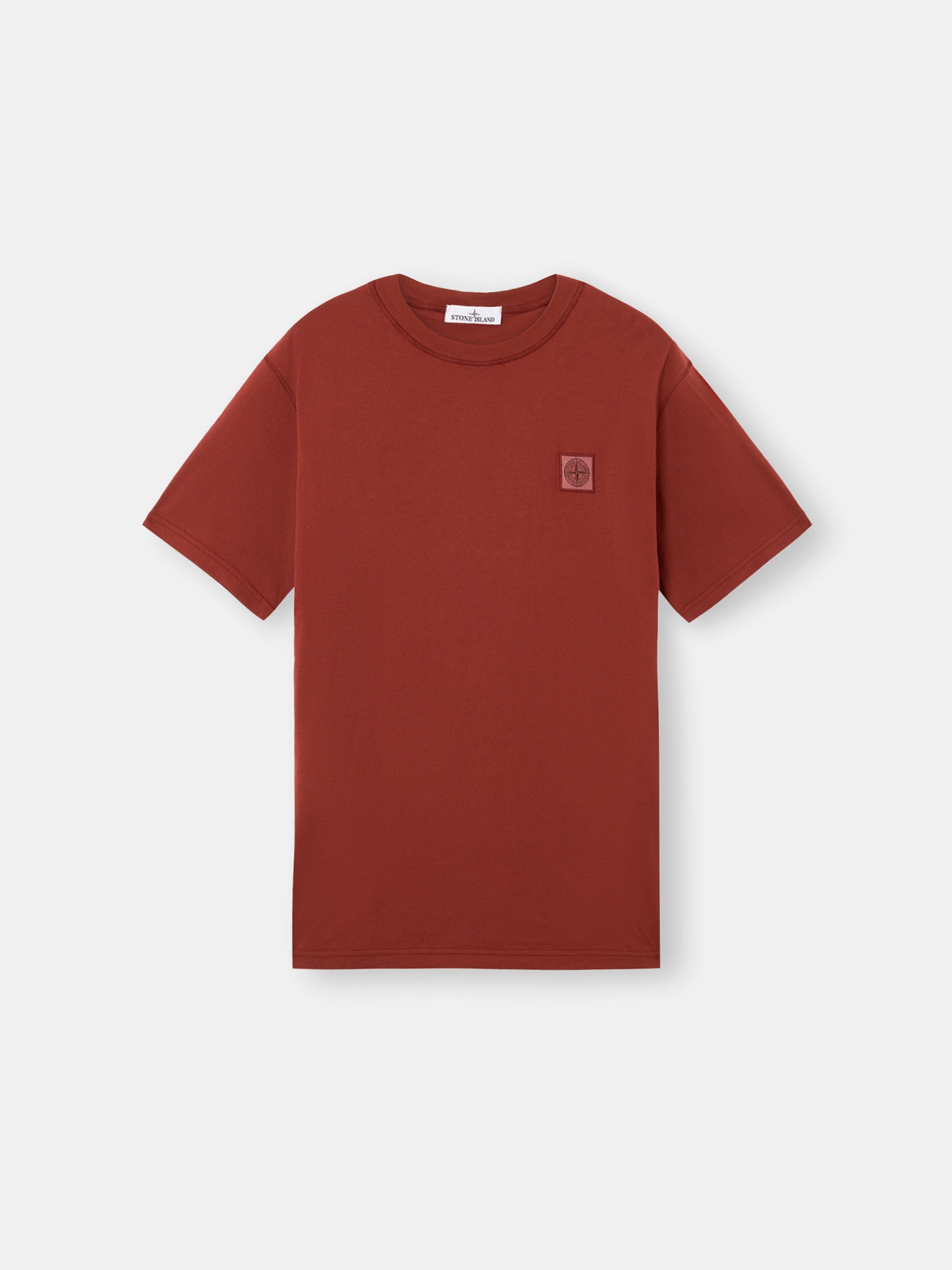 Stone Island 2100237 ORGANIC COTTON JERSEY 'FISSATO' EFFECT