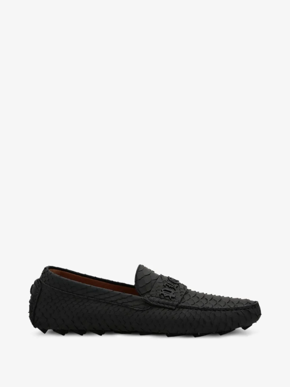 python-skin loafers - 1