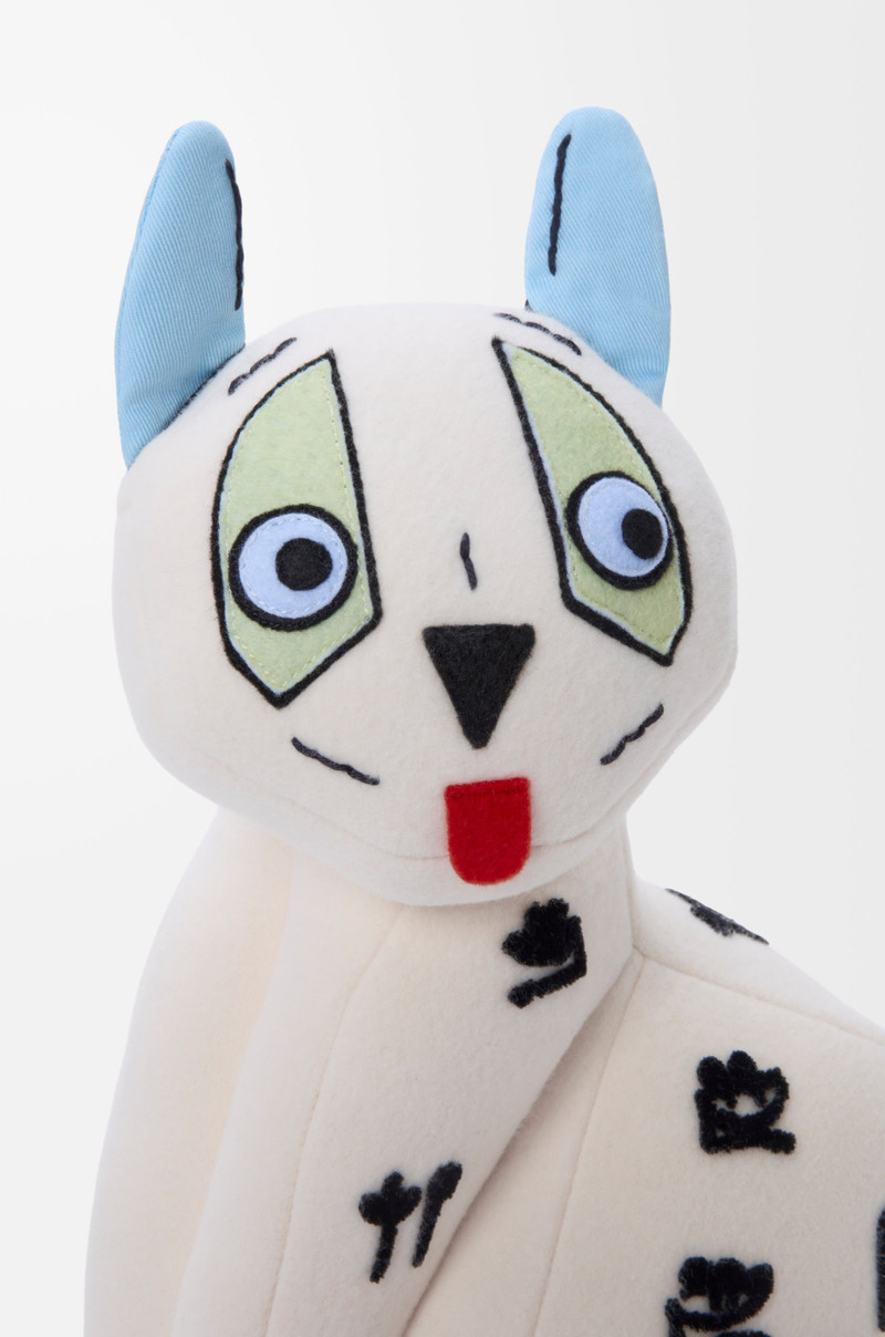 Cat stuffed toy in cotton velvet 4