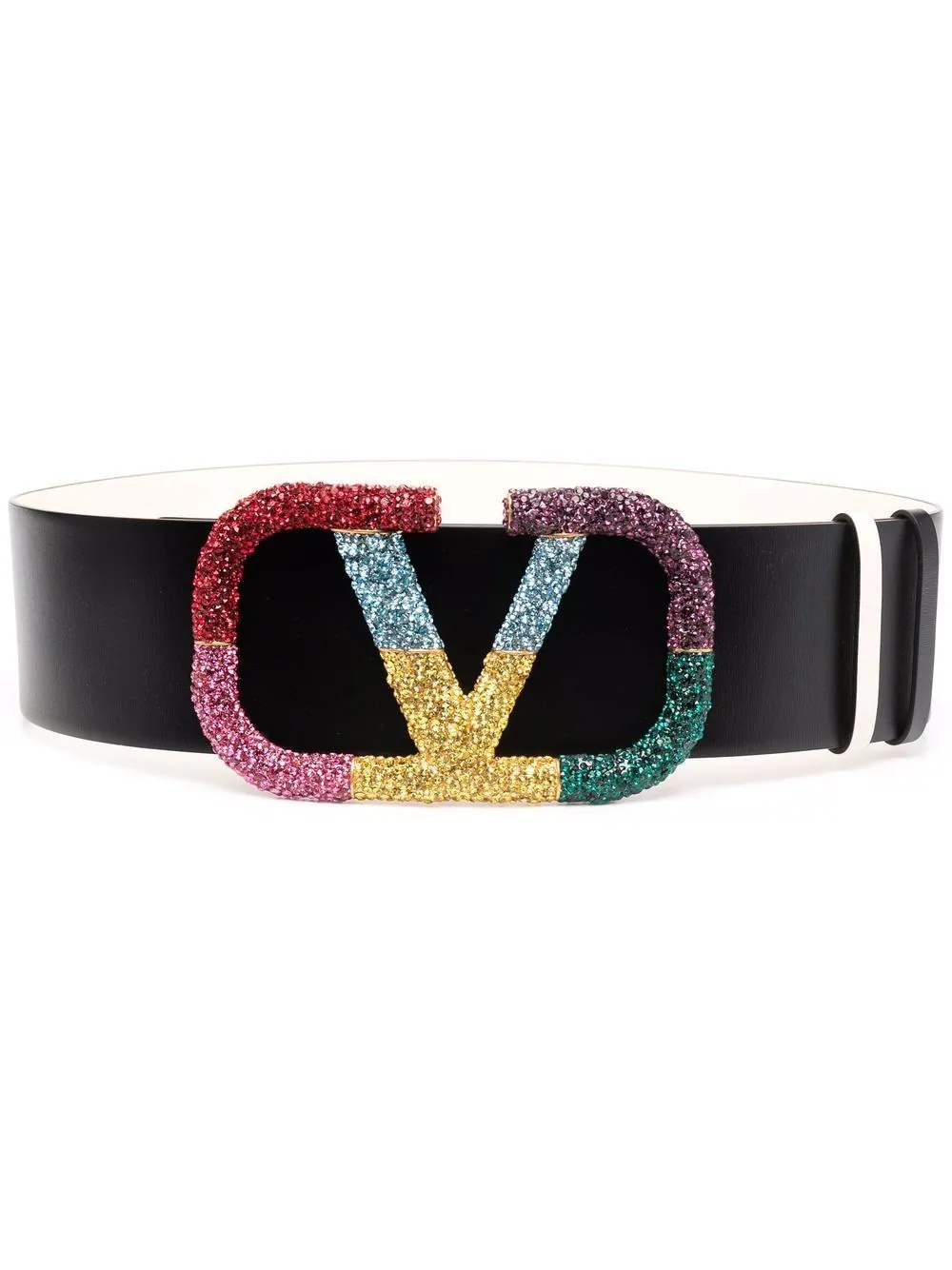 VLogo Signature leather belt - 1