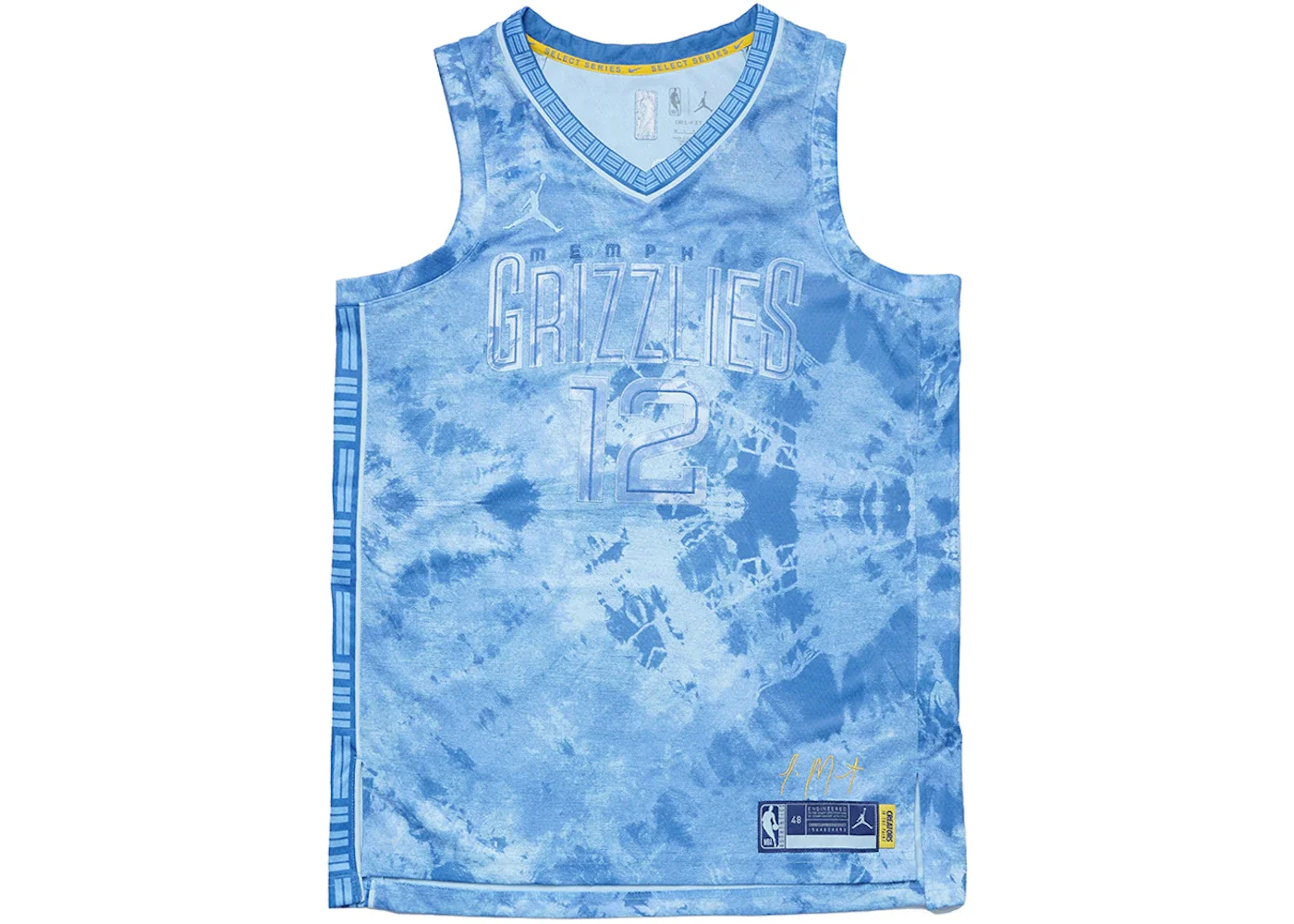 Nike NBA Memphis Grizzlies Ja Morant Dri-Fit Jersey Blue - 1