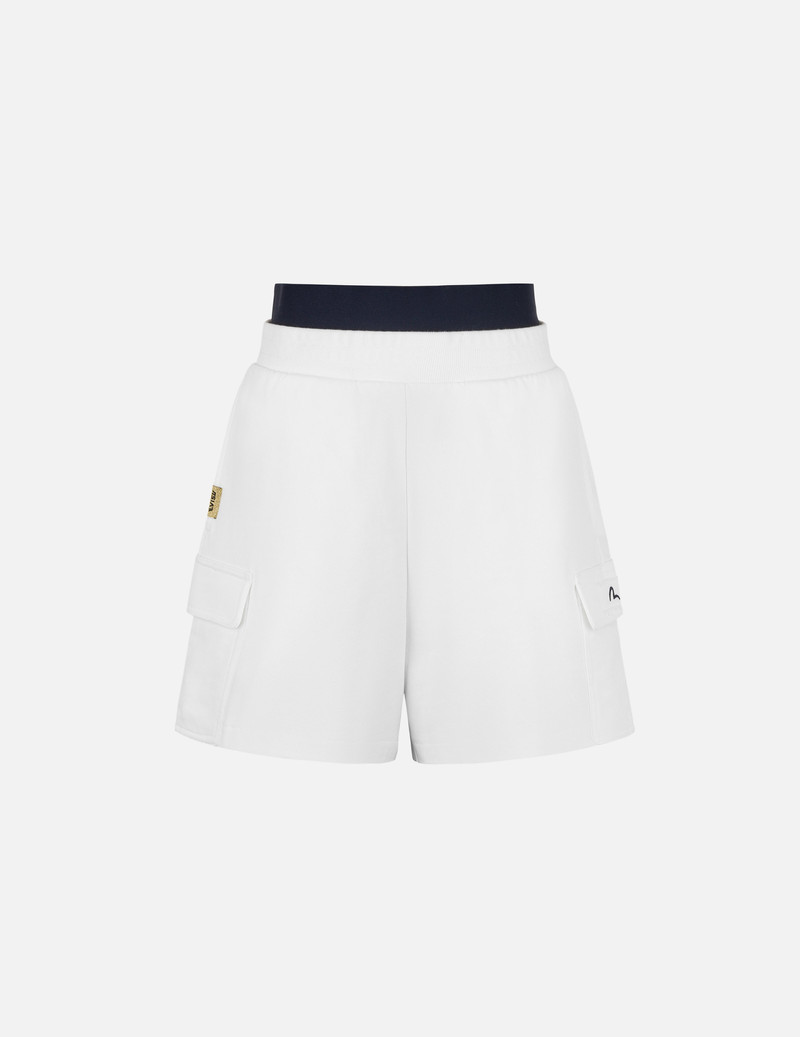 Seagull Embroidery Loose Fit Sweatshorts 1