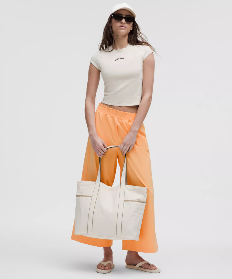 lululemon Stretch Woven Ruffle-Waist Wide-Leg Cropped Pant outlook