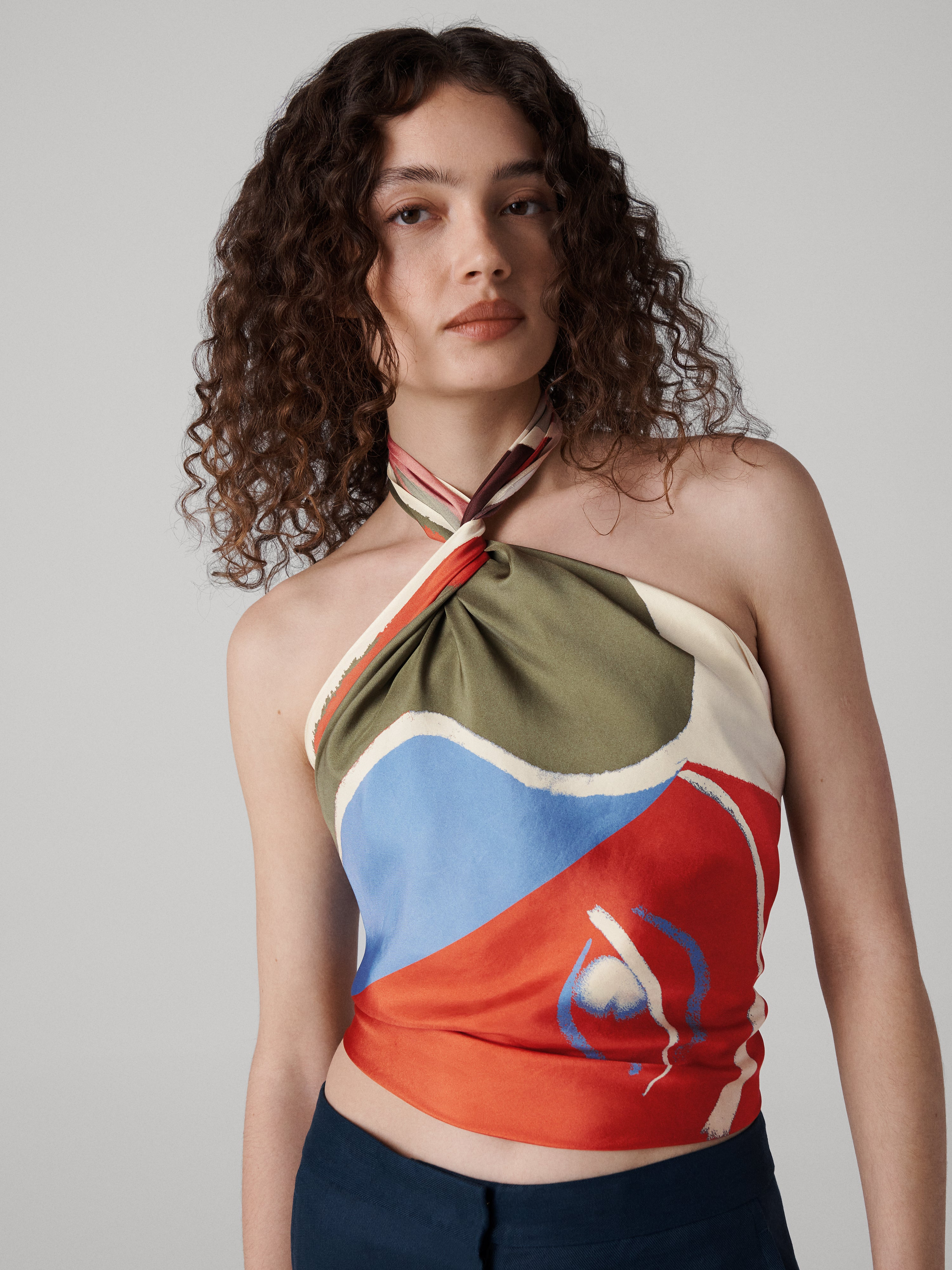 Flag Silk Scarf - 4