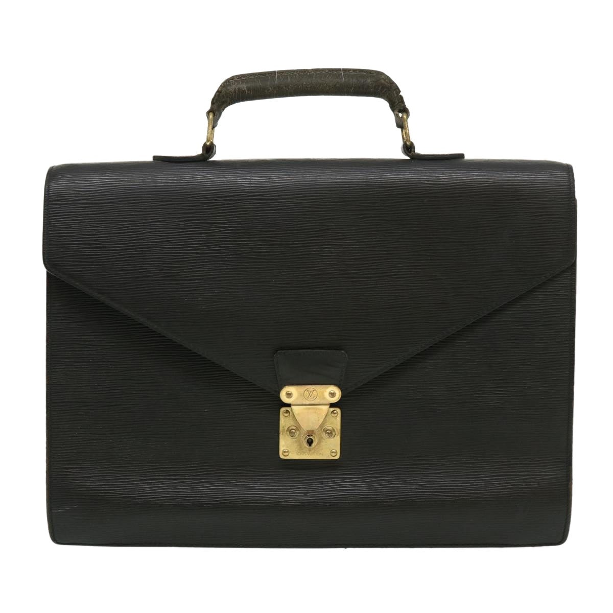 LOUIS VUITTON Epi Serviette Ambassador Business Bag Black M54412 - 13
