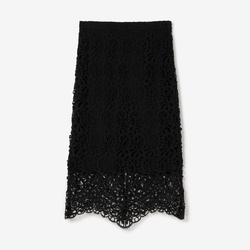 Macramé Lace Pencil Skirt 1