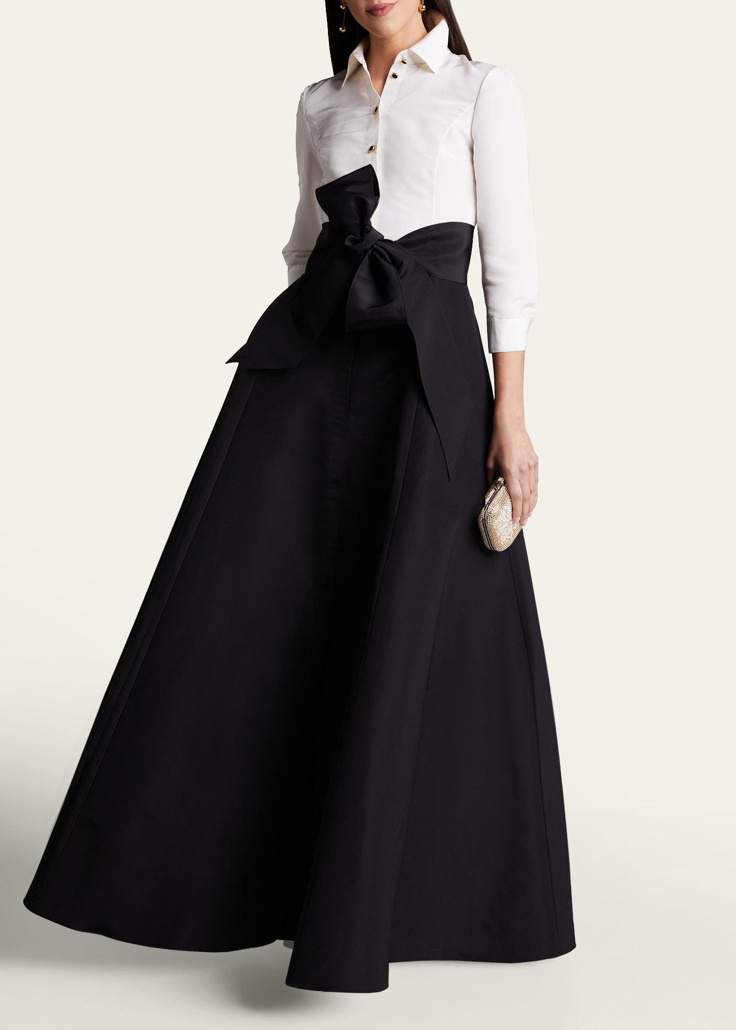 Icon Two-Tone Trench Gown - 2