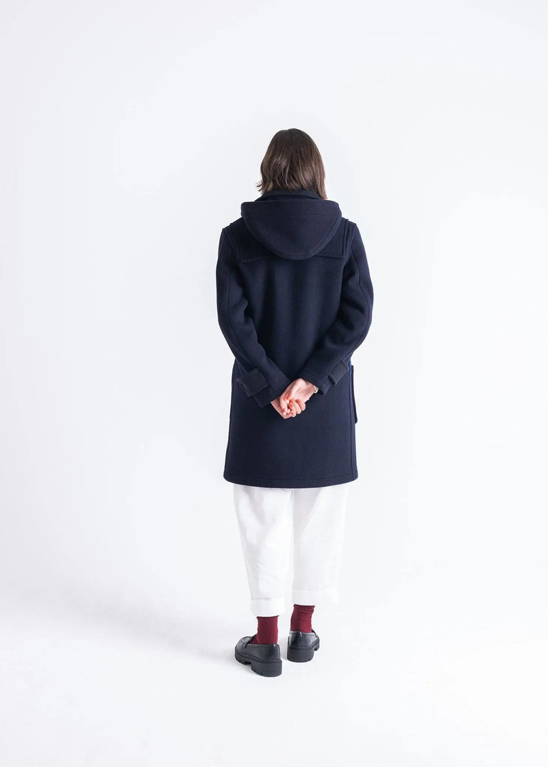 Women's Collared Alison Duffle Coat Navy 5