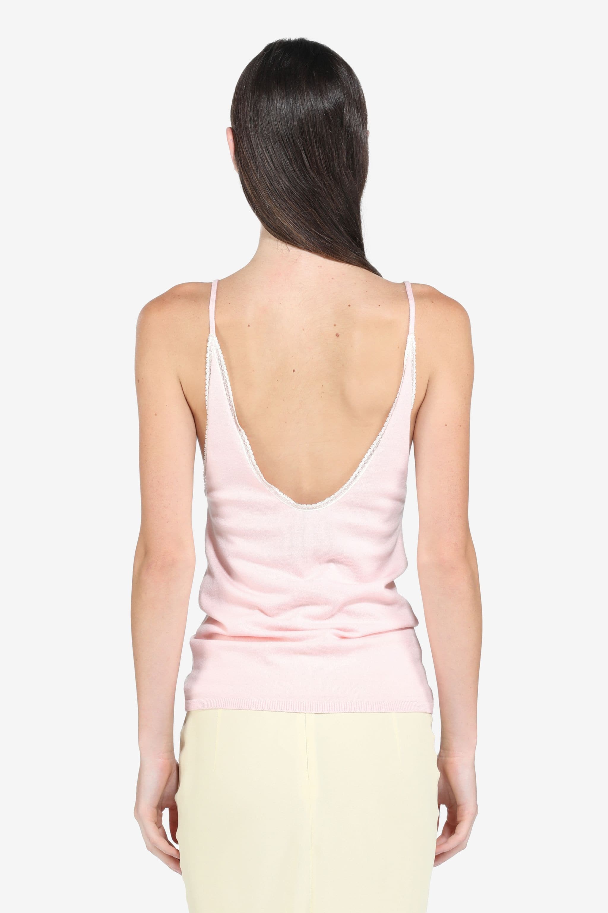 LACE-TRIM TANK TOP - 2