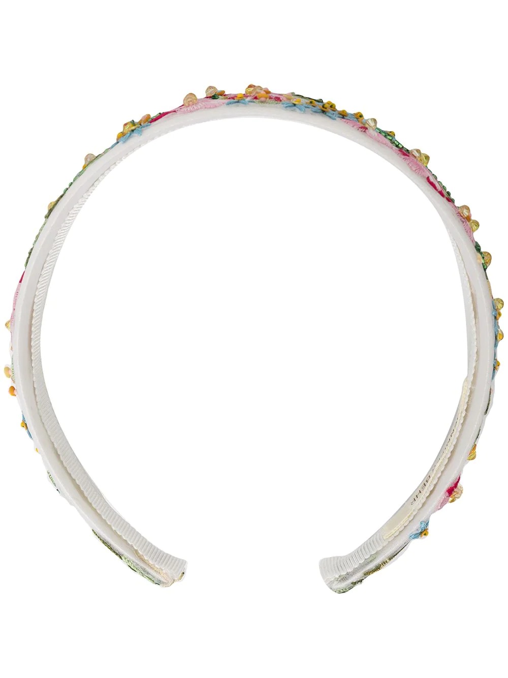 Laine floral-embroidered headband - 1