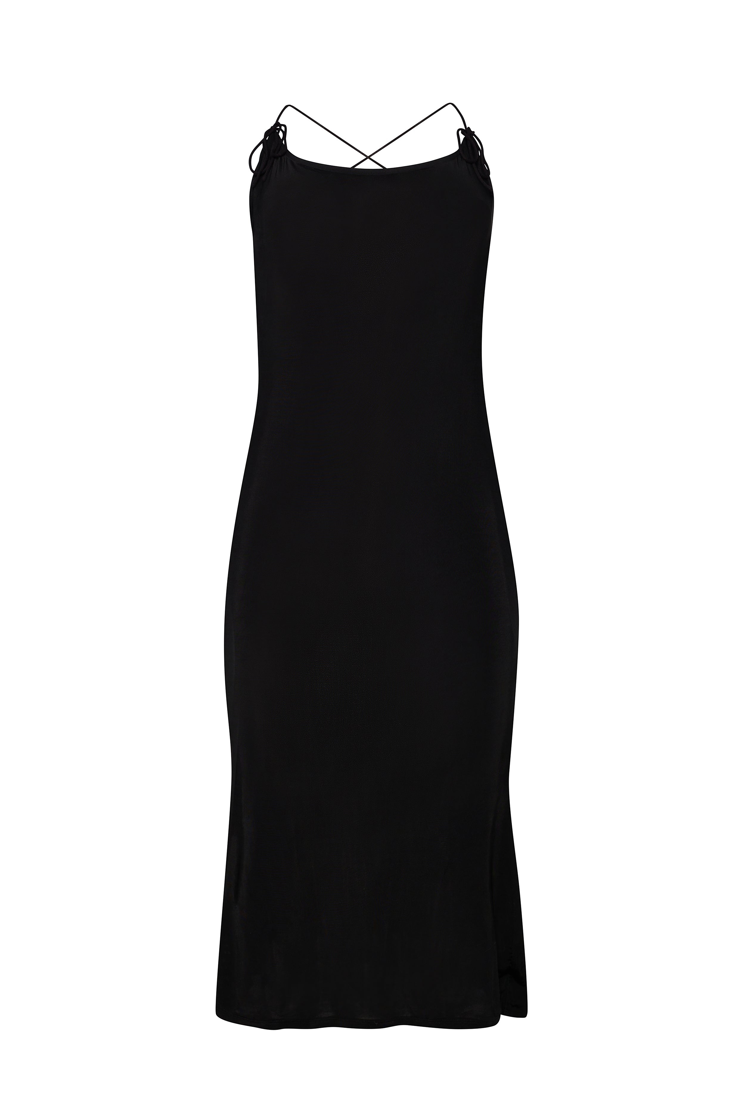 SLINKY MIDI DRESS - 1