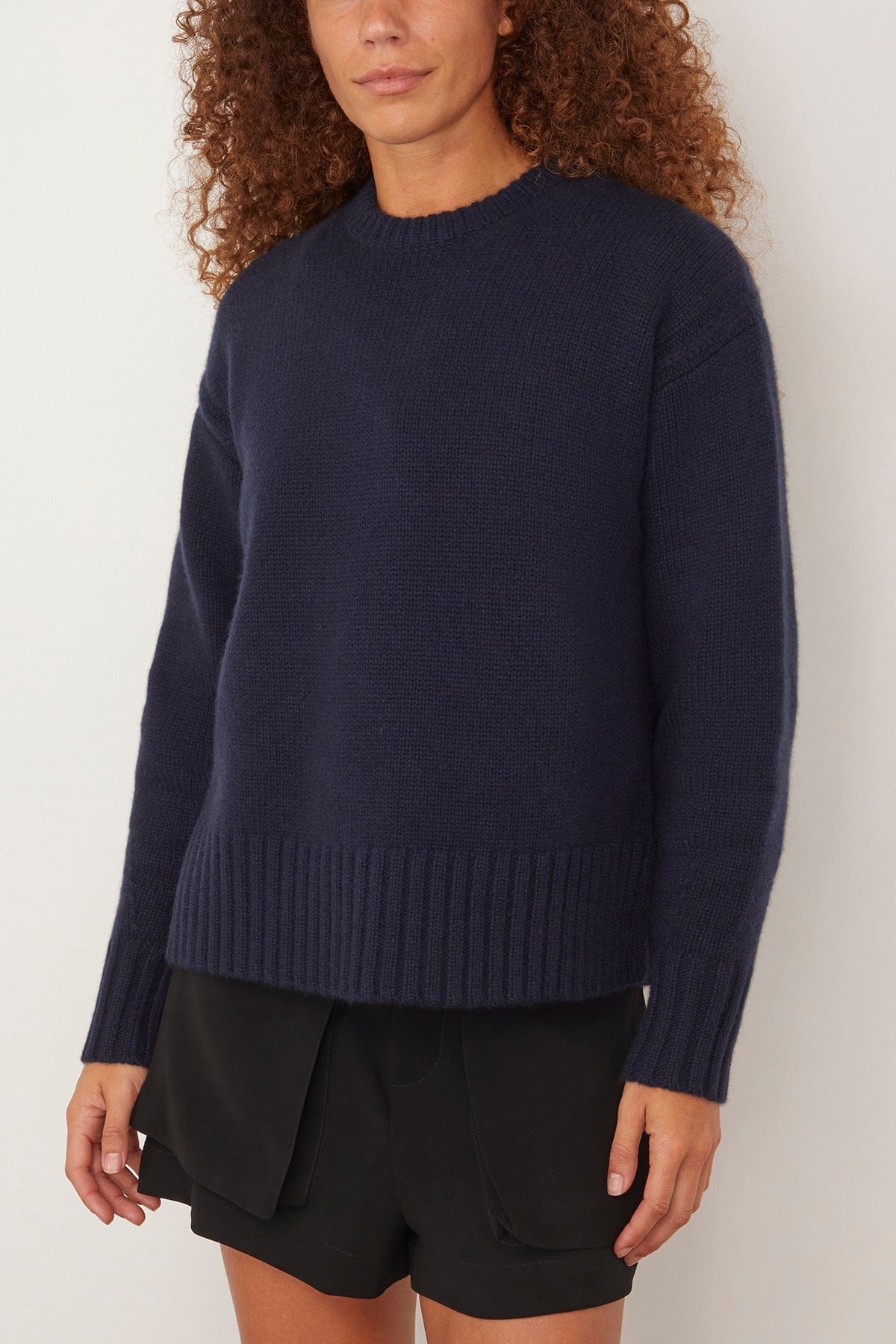 Cozy Crew Sweater in Midnight - 3