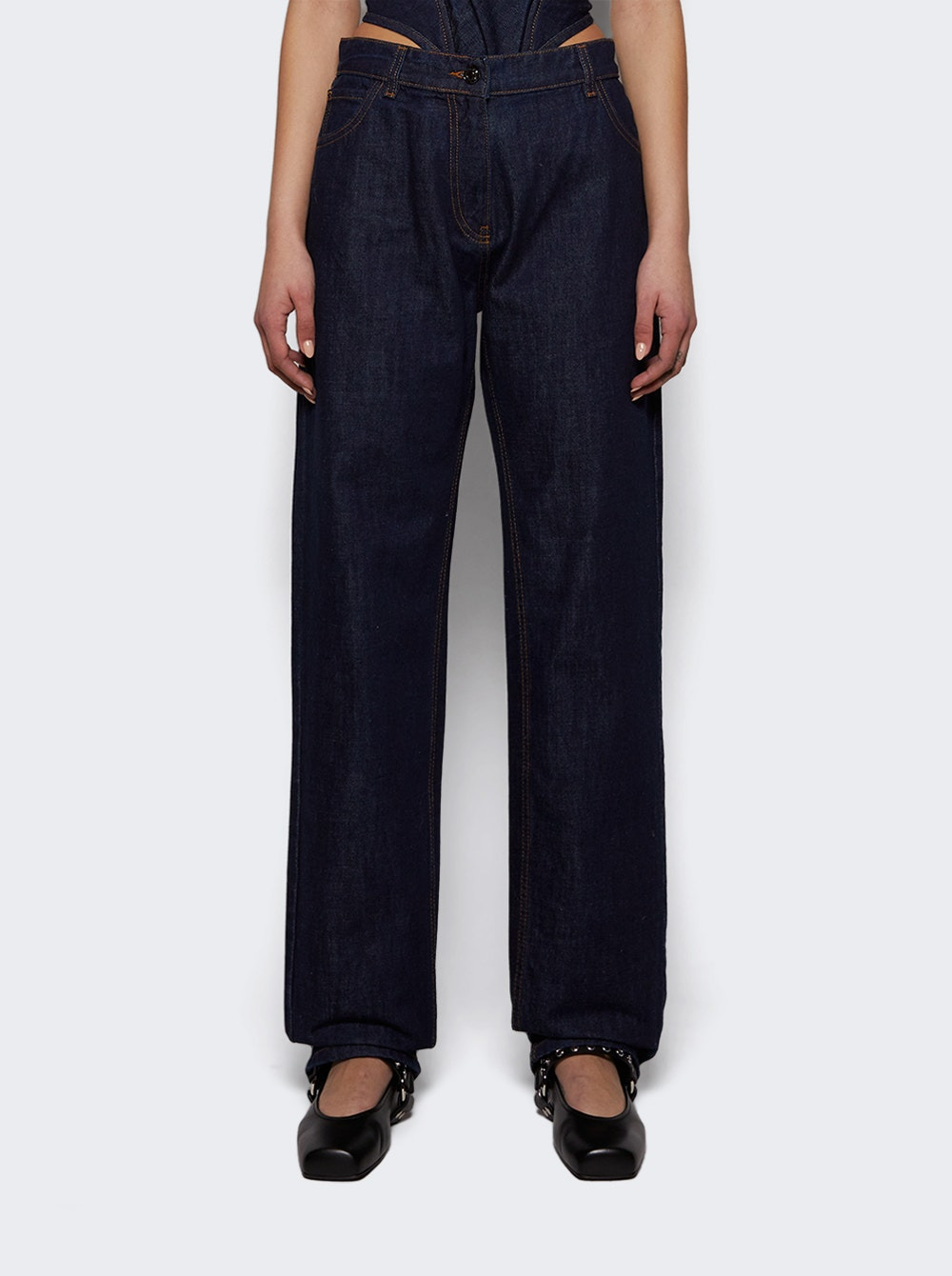 Low Waist Pants Navy - 2