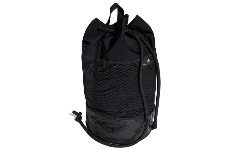 (WMNS) adidas x Stella McCartney Gym Sack Athleisure Boxing Backpack Shoulder Bag 'Black' FJ2498 - 3
