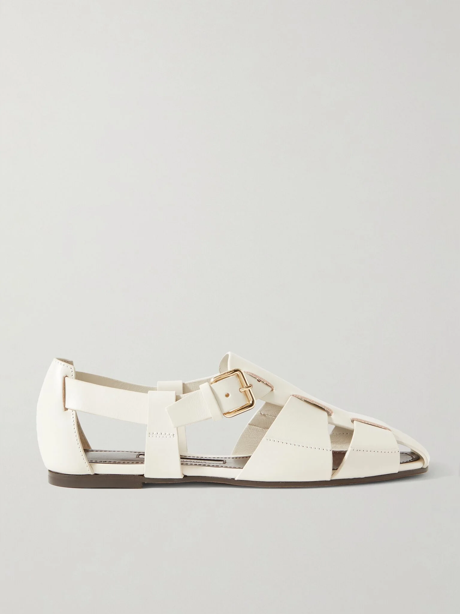 Ernest leather sandals Ivory - 1