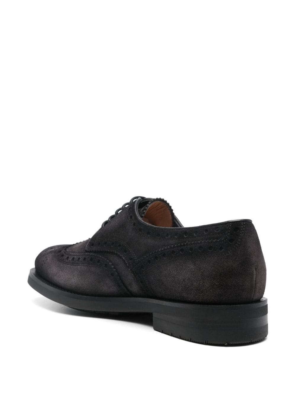 suede lace-up shoes - 3