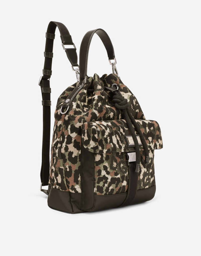 Camouflage jacquard hobo bag 3