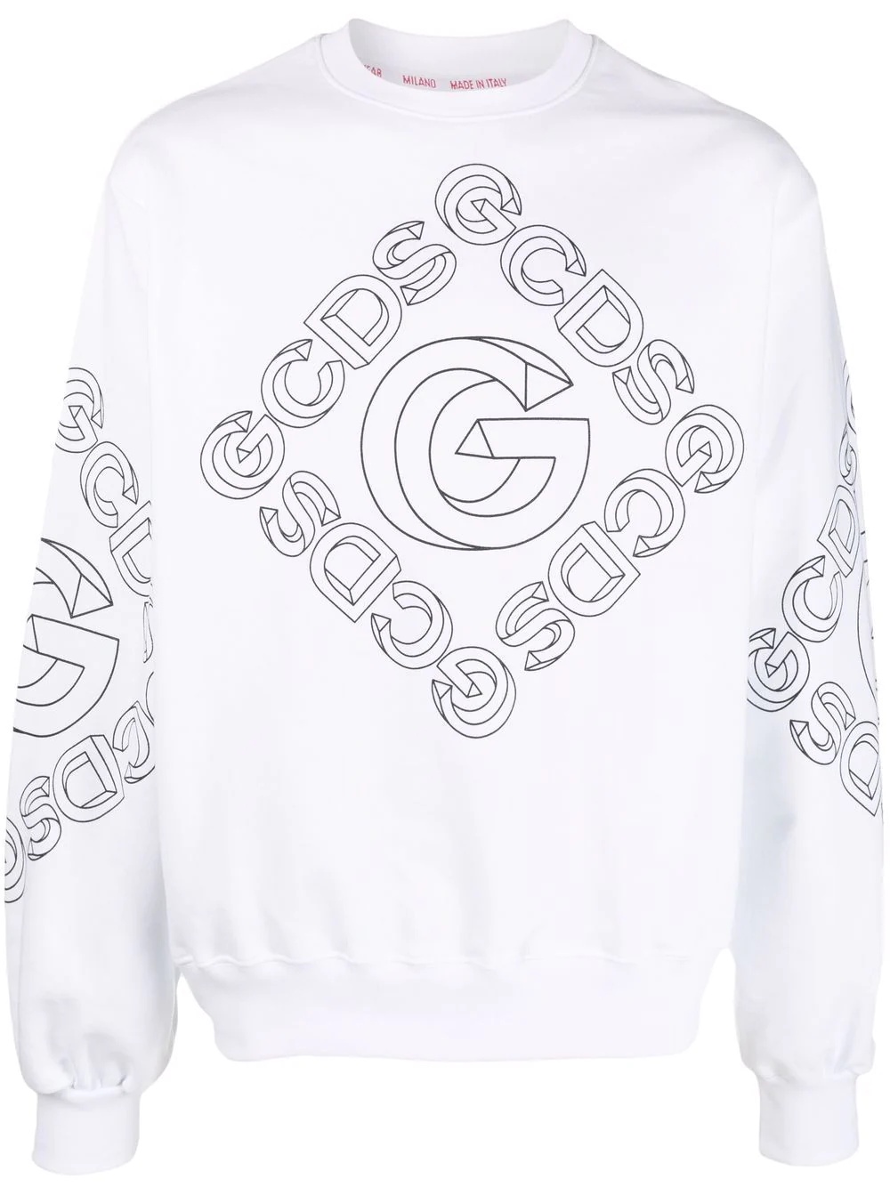 logo-print sweatshirt - 1