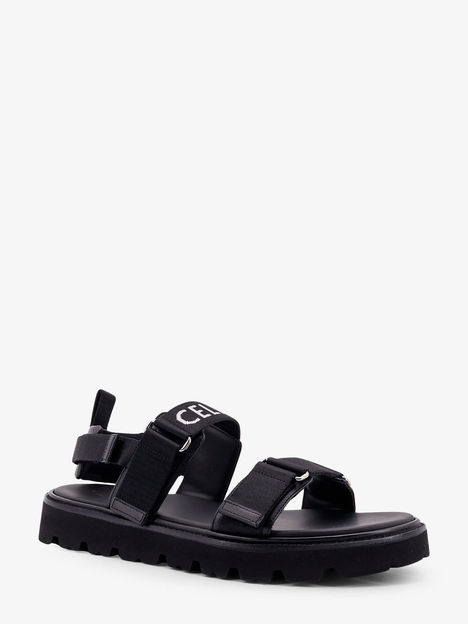 Celine Celine Jacquard Canvas Sandals - 5