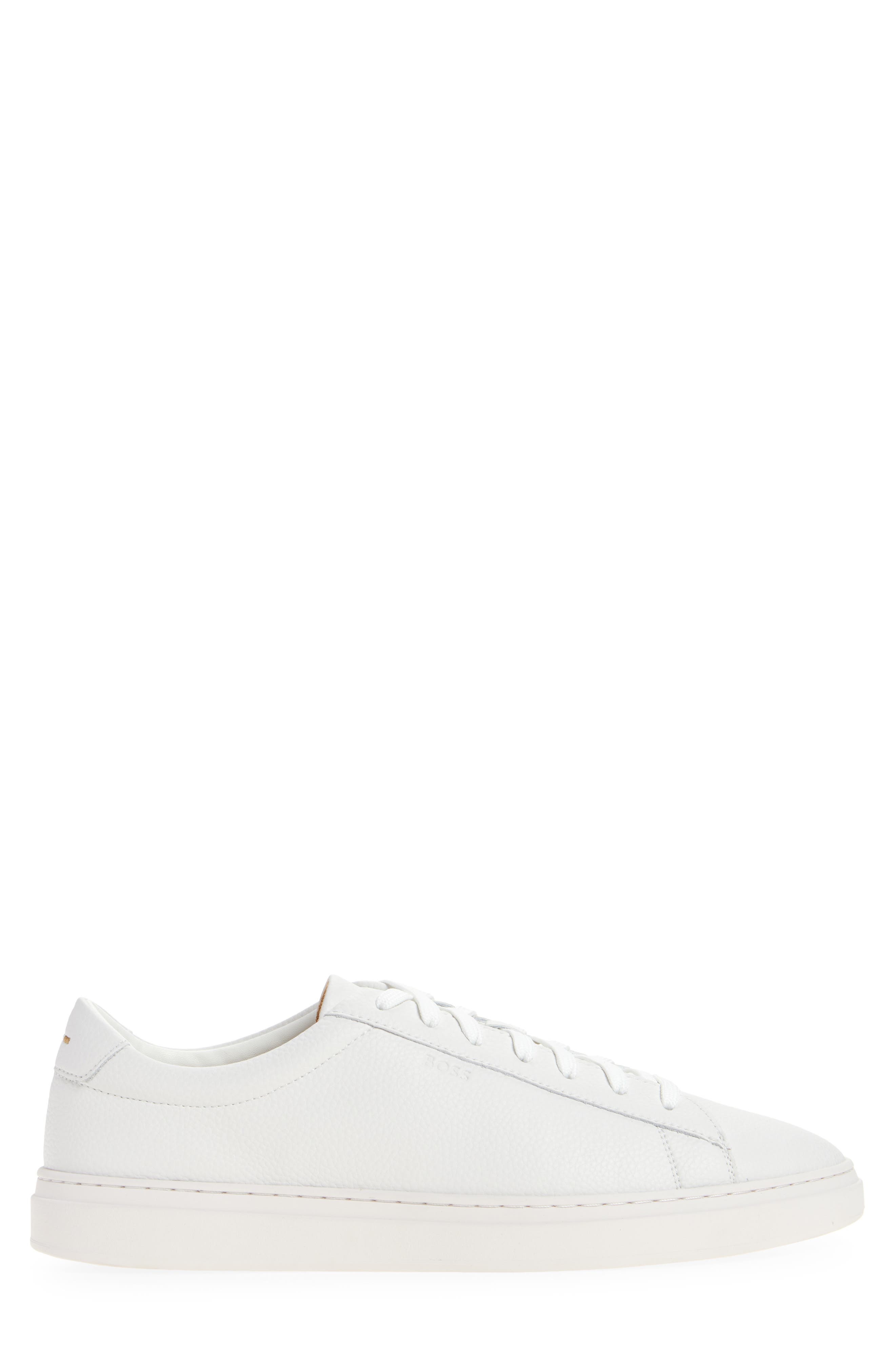 BOSS Kieren Low Top Sneaker in White at Nordstrom - 3