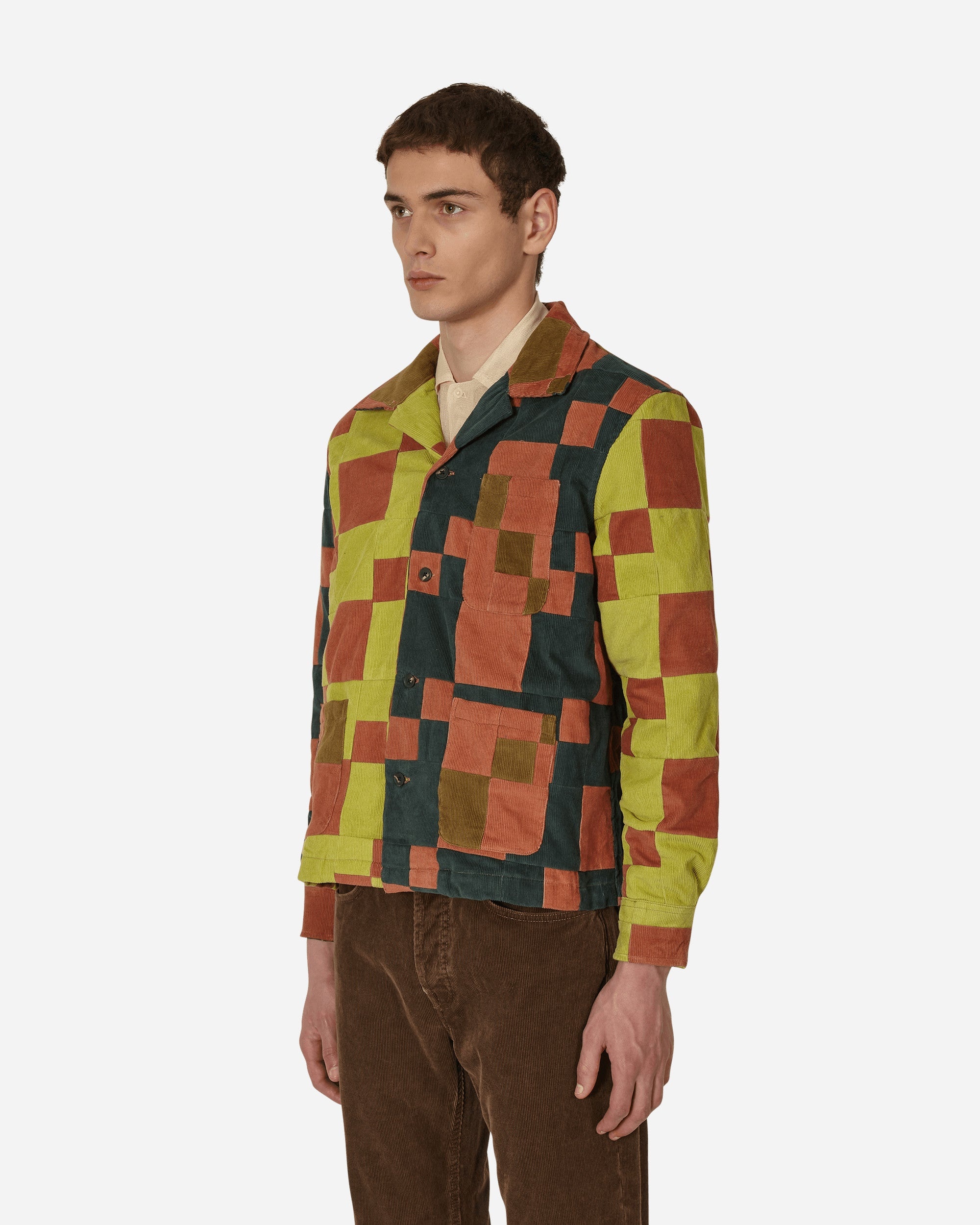 Corduroy Four Patch Overshirt Multicolor - 2